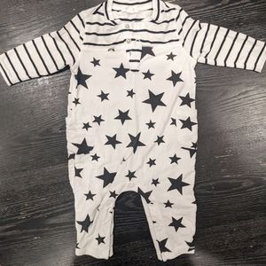 Angel Dear Stars & Stripes Henley Romper